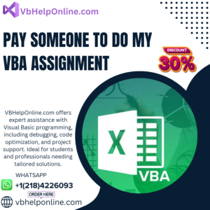 Pay Someone To Do My VBA Assignment