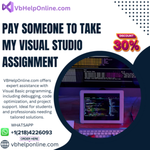 Pay Someone To Take My Visual Studio Assignment