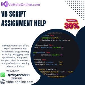 VB Script Assignment Help