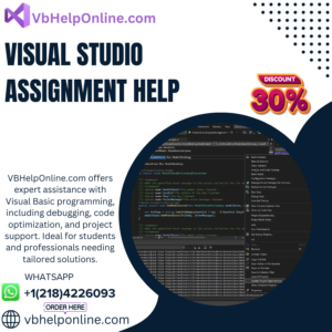 Visual Studio Assignment Help